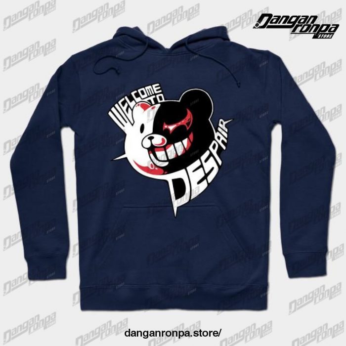 Welcome To Despair Hoodie Navy Blue / S