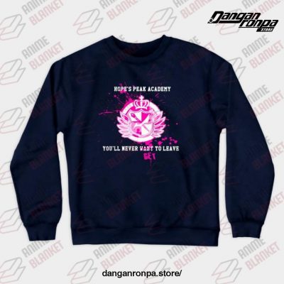 Welcome To Murder Kids High School Crewneck Sweatshirt Navy Blue / S