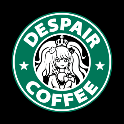 Despair Coffee Pin Official Cow Anime Merch