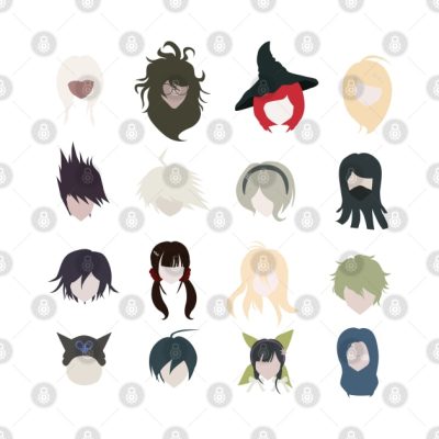 Danganronpa V3 Cast Minimalistic Mug Official Cow Anime Merch