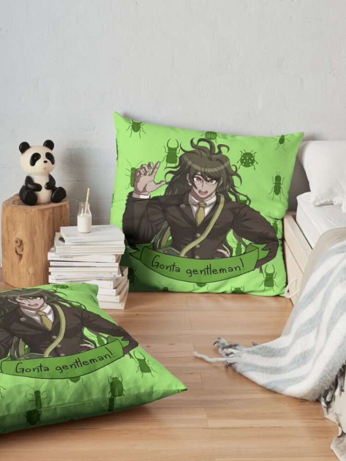 Gonta Gokuhara Throw Pillow Official Cow Anime Merch