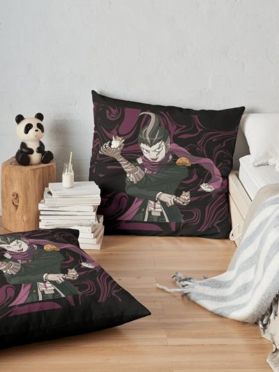 Gundham Tanaka Danganronpa V2 Throw Pillow Official Cow Anime Merch