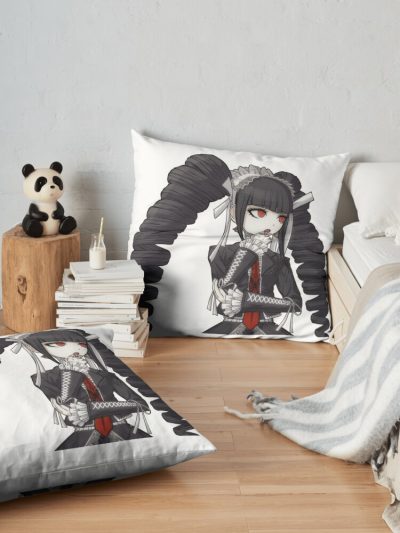 Celestia Ludenberg Throw Pillow Official Cow Anime Merch