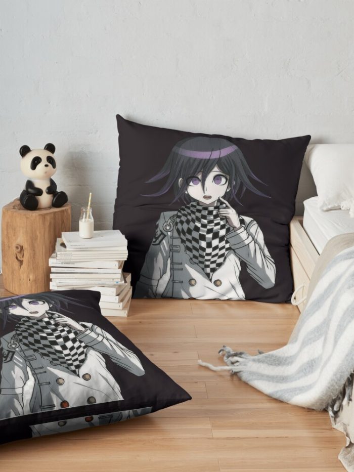 Kokichi Ouma Throw Pillow Official Cow Anime Merch