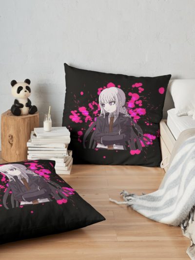 Danganronpa Kyoko Kirigiri Blood Anime Throw Pillow Official Cow Anime Merch