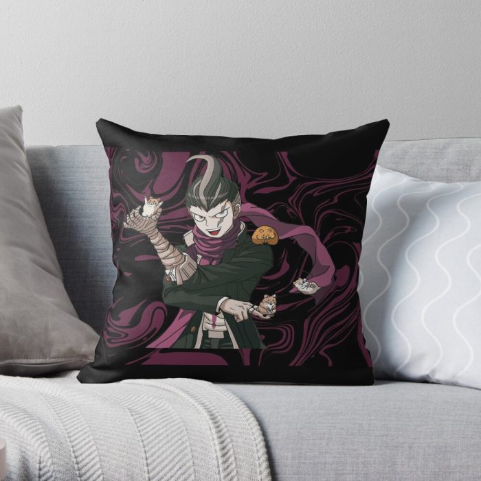 Gundham Tanaka Danganronpa V2 Throw Pillow Official Cow Anime Merch