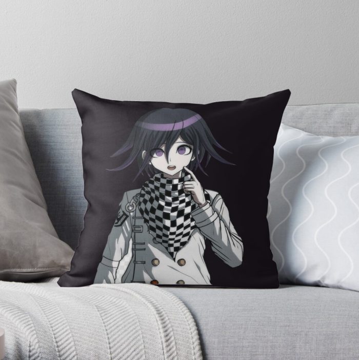 Kokichi Ouma Throw Pillow Official Cow Anime Merch