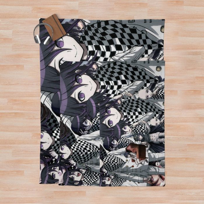 The Kokichi Zone Throw Blanket Official Cow Anime Merch