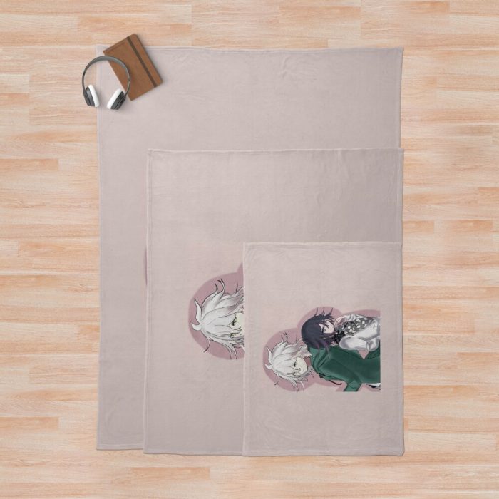 Komaeda Nagito And Kokichi Throw Blanket Official Cow Anime Merch