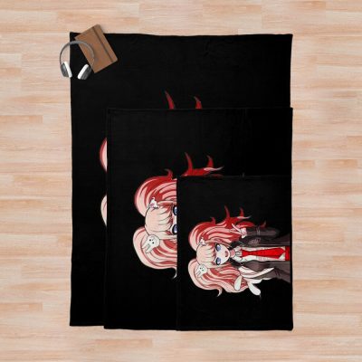 Cute Junko Enoshima Sticker Throw Blanket Official Cow Anime Merch