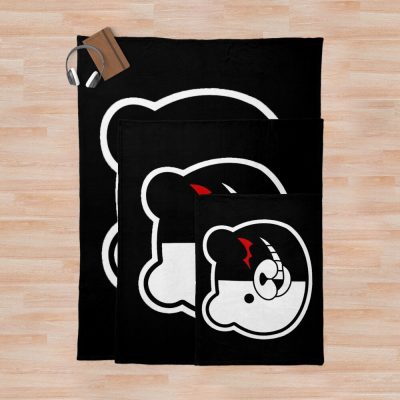 Dangaronpa Monokuma Throw Blanket Official Cow Anime Merch