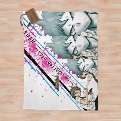 Hajime Hinata Edit Throw Blanket Official Cow Anime Merch