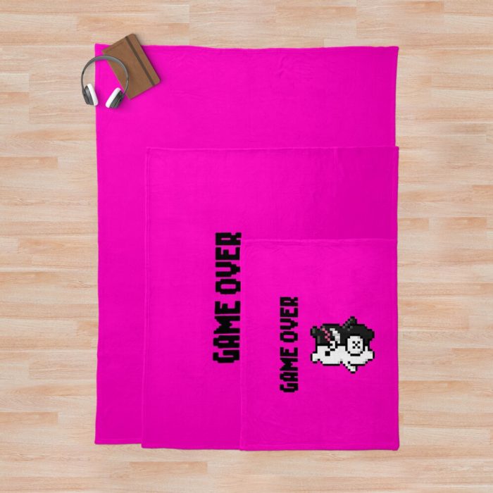 Game Over - Monokuma Throw Blanket Official Cow Anime Merch