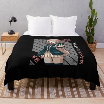 Chiaki Nanami - Super Danganronpa 2 Throw Blanket Official Cow Anime Merch