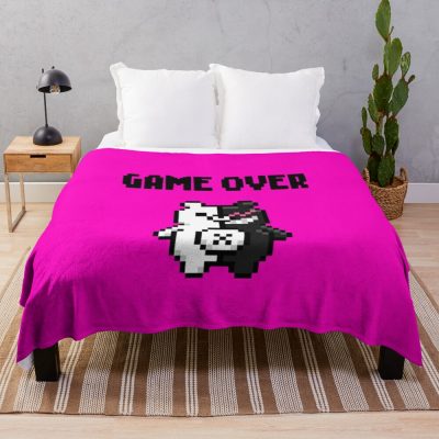 Game Over - Monokuma Throw Blanket Official Cow Anime Merch