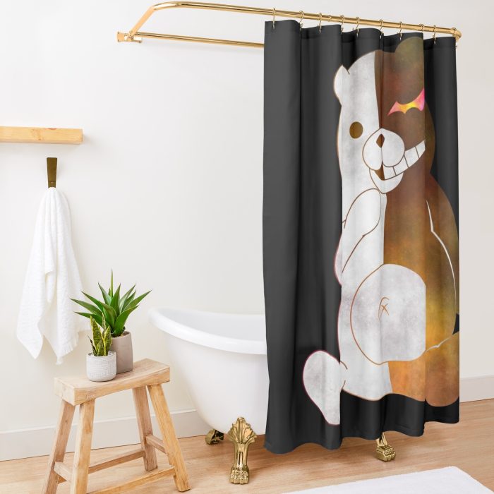 Monokuma - Danganronpa Shower Curtain Official Cow Anime Merch