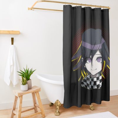 Kokichi Ouma Minigame Icon Classic Shower Curtain Official Cow Anime Merch