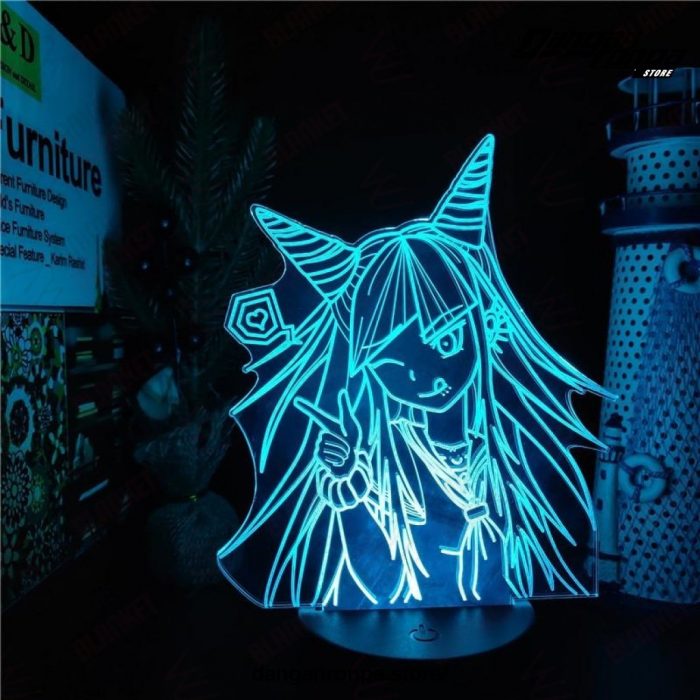 Danganronpa Mioda Ibuki 3D Illusion Led Lamp Lighting Color