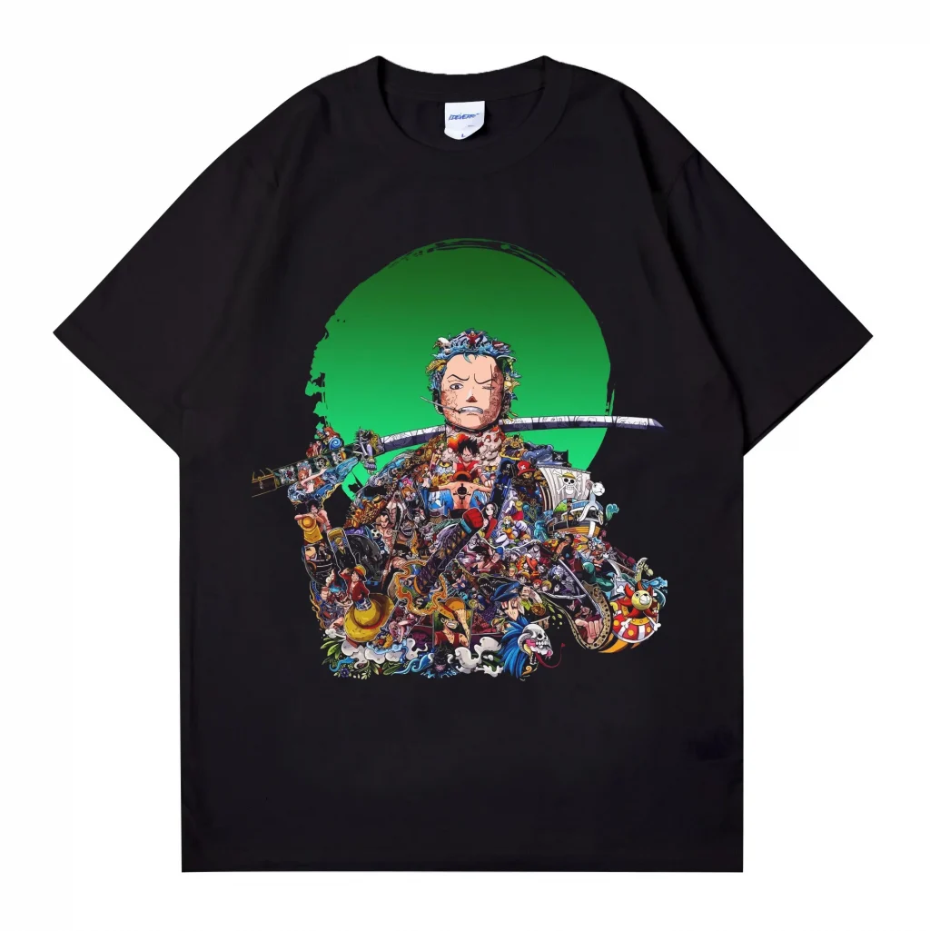 ONE PIECE Roronoa Zoro T Shirts Anime Character Print Cosplay T Shirts Youth men luffy Graphic 1024x1025 1 - Danganronpa Store